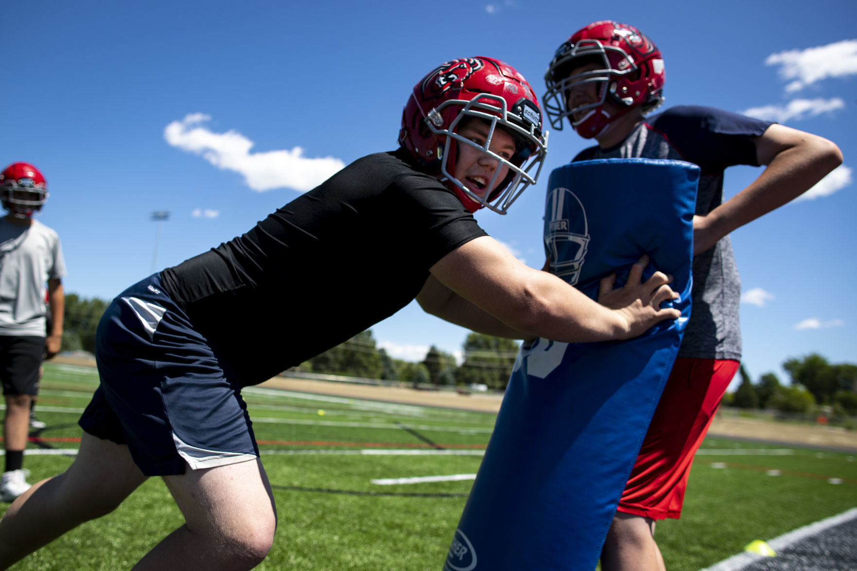 Lockwood football practice